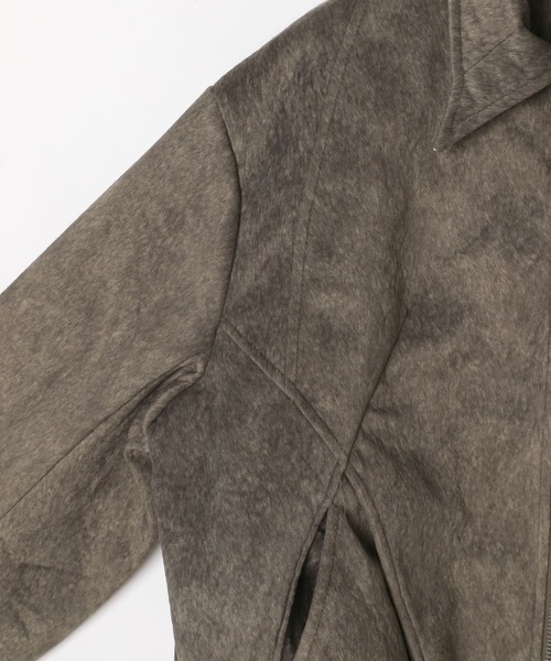 LAND MUSEUM（ランドミュージアム）の「【UNISEX】LAND MUSEUM／スエード切り替えエブルゾンジャケット（ブルゾン・メンズ・ブラウン/ブラック・LARGE/MEDIUM）」の16枚目の写真