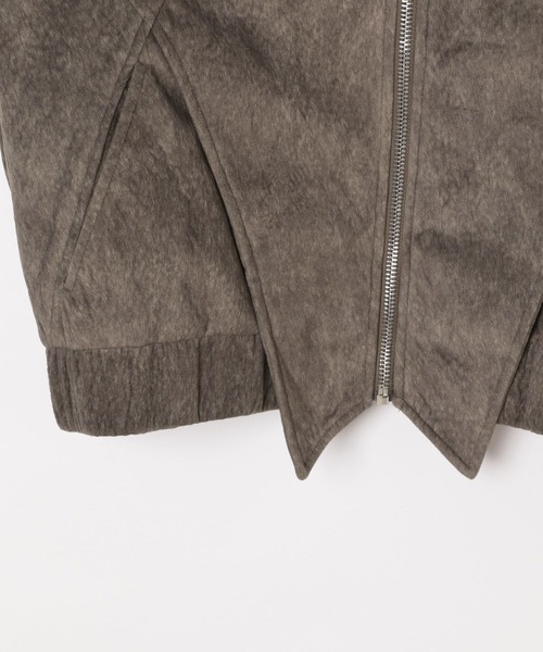 LAND MUSEUM（ランドミュージアム）の「【UNISEX】LAND MUSEUM／スエード切り替えエブルゾンジャケット（ブルゾン・メンズ・ブラウン/ブラック・LARGE/MEDIUM）」の18枚目の写真