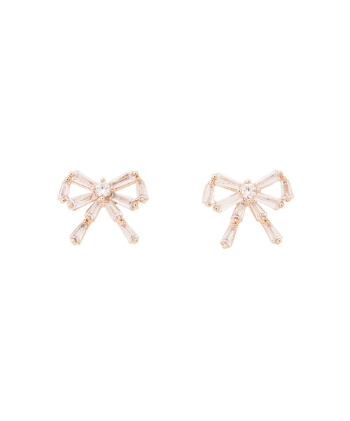 JILL by JILL STUART（ジルバイジルスチュアート）の「◇Cubic プチリボンピアス（ピアス（両耳用）・レディース・ゴールド/シルバー・FREE）」の9枚目の写真