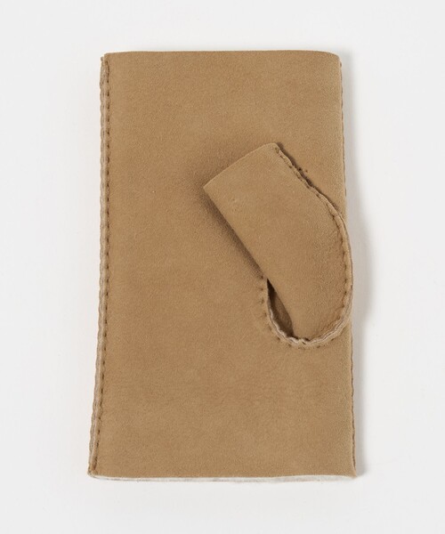 UNITED ARROWS(ユナイテッドアローズ)の「ムートン フィンガーレス グローブ(手袋・メンズ・ベージュ・FREE)」の2枚目の写真