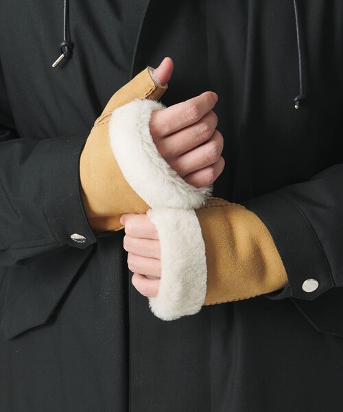 SEEALL シーオール フィンガーレス ムートングローブ SEEALL シーオール フィンガーレス ムートングローブ ファッション雑貨