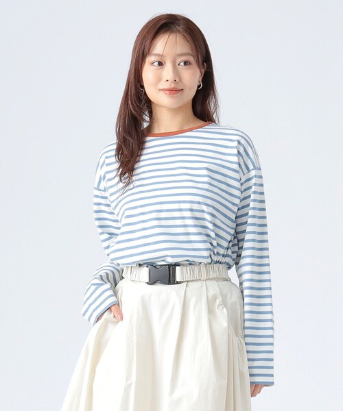BEAMS HEART(ビームスハート)の「リンガー ボーダー Tシャツ(Tシャツ/カットソー・レディース・その他/その他1/その他2/その他3・FREE)」の3枚目の写真