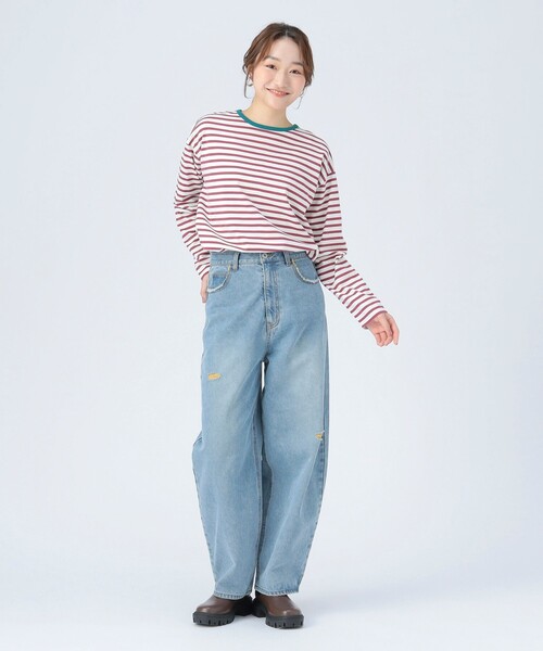 BEAMS HEART(ビームスハート)の「リンガー ボーダー Tシャツ(Tシャツ/カットソー・レディース・その他/その他1/その他2/その他3・FREE)」の9枚目の写真