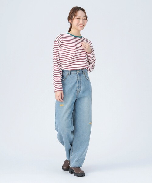 BEAMS HEART(ビームスハート)の「リンガー ボーダー Tシャツ(Tシャツ/カットソー・レディース・その他/その他1/その他2/その他3・FREE)」の10枚目の写真