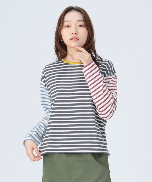 BEAMS HEART(ビームスハート)の「リンガー ボーダー Tシャツ(Tシャツ/カットソー・レディース・その他/その他1/その他2/その他3・FREE)」の15枚目の写真