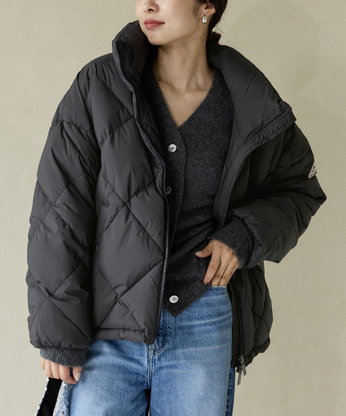 IENA(イエナ)の「PYRENEX/ピレネックス ADELE ダウンジャケット HWY009(ダウンジャケット/コート・レディース・ホワイト/ブラック・38/36)」の8枚目の写真