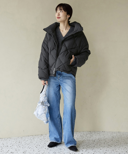 IENA(イエナ)の「PYRENEX/ピレネックス ADELE ダウンジャケット HWY009(ダウンジャケット/コート・レディース・ホワイト/ブラック・38/36)」の13枚目の写真
