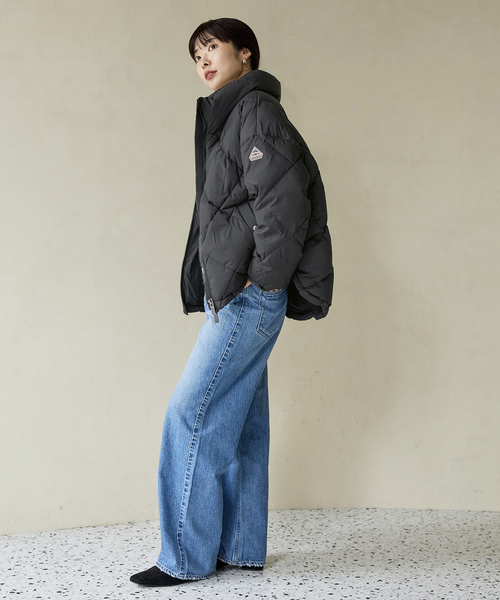 IENA(イエナ)の「PYRENEX/ピレネックス ADELE ダウンジャケット HWY009(ダウンジャケット/コート・レディース・ホワイト/ブラック・38/36)」の14枚目の写真