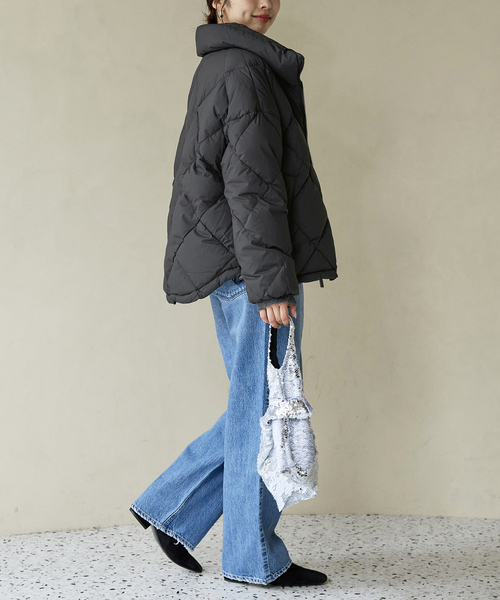 IENA(イエナ)の「PYRENEX/ピレネックス ADELE ダウンジャケット HWY009(ダウンジャケット/コート・レディース・ホワイト/ブラック・38/36)」の16枚目の写真