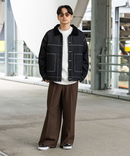 裏ボアデニムジャケット / 601271（デニムジャケット）｜LAKOLE