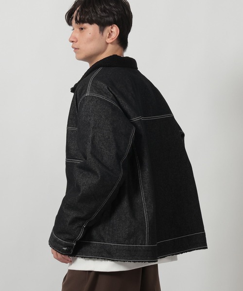 LAKOLE（ラコレ）の「裏ボアデニムジャケット / 601271（デニムジャケット・メンズ・ブルー/ブラック・MEDIUM/LARGE/X-LARGE）」の12枚目の写真