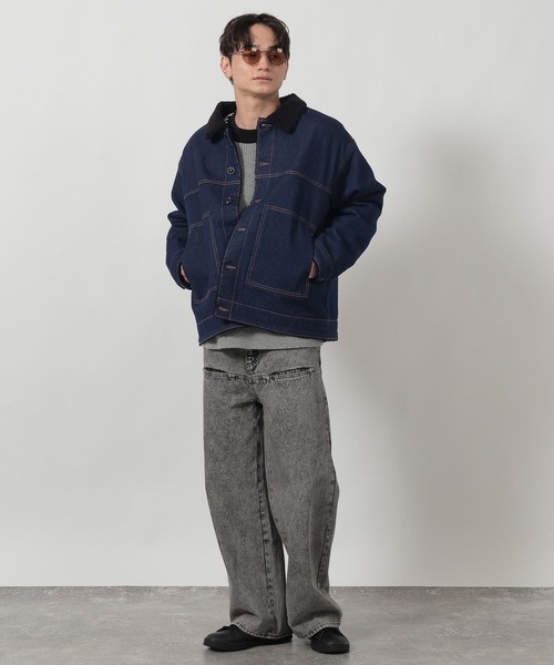 セール】裏ボアデニムジャケット / 601271（デニムジャケット