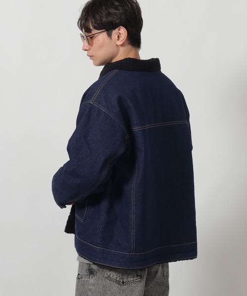 LAKOLE（ラコレ）の「裏ボアデニムジャケット / 601271（デニムジャケット・メンズ・ブルー/ブラック・MEDIUM/LARGE/X-LARGE）」の16枚目の写真