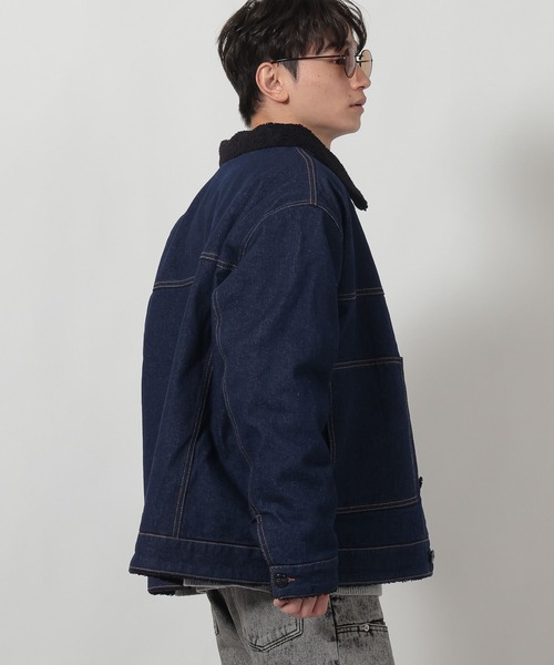 LAKOLE（ラコレ）の「裏ボアデニムジャケット / 601271（デニムジャケット・メンズ・ブルー/ブラック・MEDIUM/LARGE/X-LARGE）」の17枚目の写真