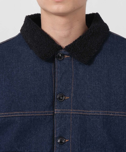 LAKOLE（ラコレ）の「裏ボアデニムジャケット / 601271（デニムジャケット・メンズ・ブルー/ブラック・MEDIUM/LARGE/X-LARGE）」の21枚目の写真