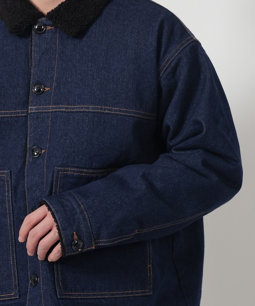 LAKOLE（ラコレ）の「裏ボアデニムジャケット / 601271（デニムジャケット・メンズ・ブルー/ブラック・MEDIUM/LARGE/X-LARGE）」の22枚目の写真