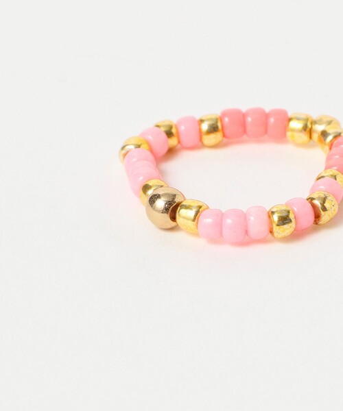 BEAMS BOY(ビームスボーイ)の「淡水パール × ビーズ リング 2P(リング・レディース・ホワイト/イエロー・ONE SIZE)」の8枚目の写真