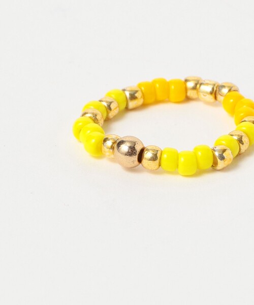 BEAMS BOY(ビームスボーイ)の「淡水パール × ビーズ リング 2P(リング・レディース・ホワイト/イエロー・ONE SIZE)」の11枚目の写真