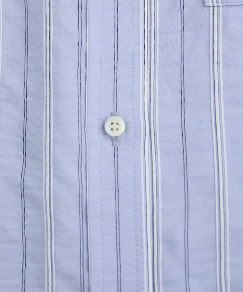 SALON adam et rope'（サロン アダム エ ロペ）の「ワイドピッチストライプシャツ（シャツ/ブラウス・レディース・サックスブルー/ホワイト・FREE）」の13枚目の写真
