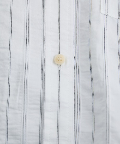 SALON adam et rope'（サロン アダム エ ロペ）の「ワイドピッチストライプシャツ（シャツ/ブラウス・レディース・サックスブルー/ホワイト・FREE）」の14枚目の写真