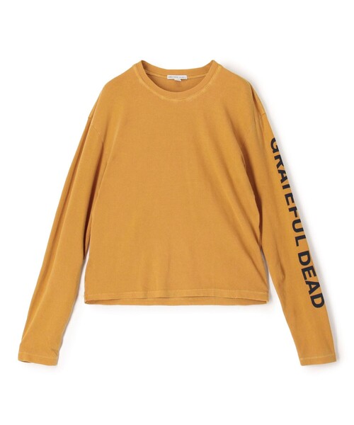 JAMES PERSE(ジェームスパース)の「グレイトフル デッド ロングスリーブカットソー WLJ3113GRF(Tシャツ/カットソー・レディース・オレンジ/ホワイト/ブラック・0/2/1)」の1枚目の写真