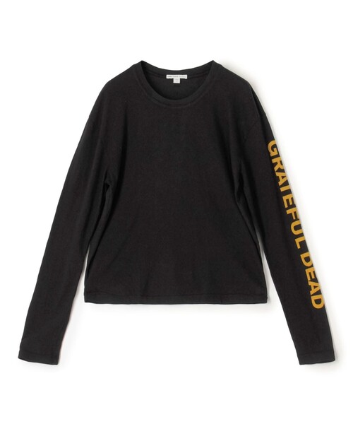 JAMES PERSE(ジェームスパース)の「グレイトフル デッド ロングスリーブカットソー WLJ3113GRF(Tシャツ/カットソー・レディース・オレンジ/ホワイト/ブラック・0/2/1)」の3枚目の写真