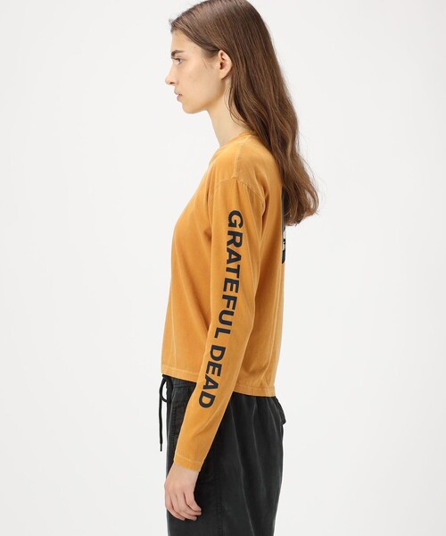 JAMES PERSE(ジェームスパース)の「グレイトフル デッド ロングスリーブカットソー WLJ3113GRF(Tシャツ/カットソー・レディース・オレンジ/ホワイト/ブラック・0/2/1)」の6枚目の写真