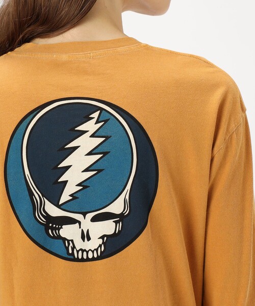 JAMES PERSE(ジェームスパース)の「グレイトフル デッド ロングスリーブカットソー WLJ3113GRF(Tシャツ/カットソー・レディース・オレンジ/ホワイト/ブラック・0/2/1)」の9枚目の写真