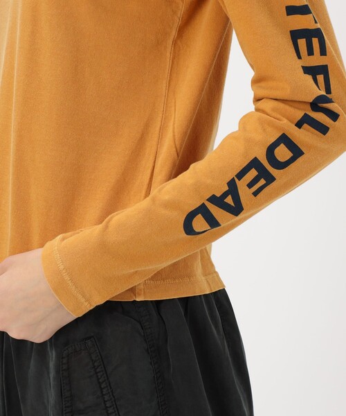 JAMES PERSE(ジェームスパース)の「グレイトフル デッド ロングスリーブカットソー WLJ3113GRF(Tシャツ/カットソー・レディース・オレンジ/ホワイト/ブラック・0/2/1)」の10枚目の写真