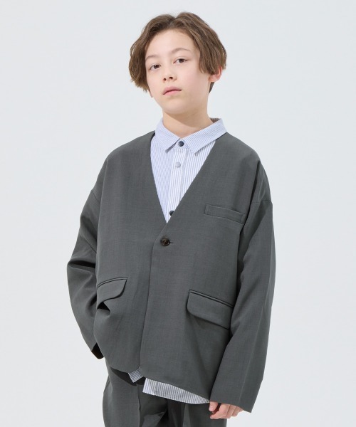 ノーカラージャケット（ノーカラージャケット）｜KRIFF MAYER Kid's