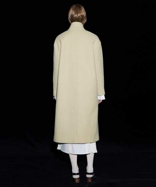 WNDERKAMMER(ブンダーカンマー)の「ハイネックウールコート_イエロー(ダッフルコート・レディース・その他・MEDIUM/SMALL)」の6枚目の写真