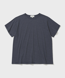 SOFT STRIPE T-SHIRT (NAVY SKY)