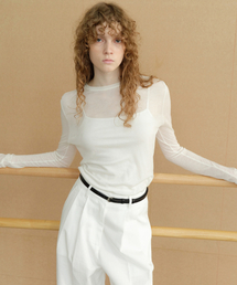 Layered Long Sleeve T-shirt - White
