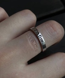 Vini（ヴィニ）の「『 Save me 』 インナーメッセージリング　( フリーサイズ )（リング）」