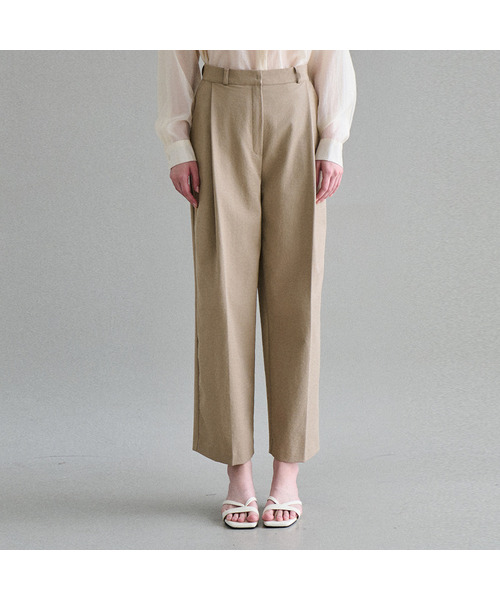 BLANCU（ブランユー）の「エディットピンタックスラックス（スラックス・レディース・ブラック/ベージュ/ブラウン・LARGE/SMALL/MEDIUM）」の3枚目の写真