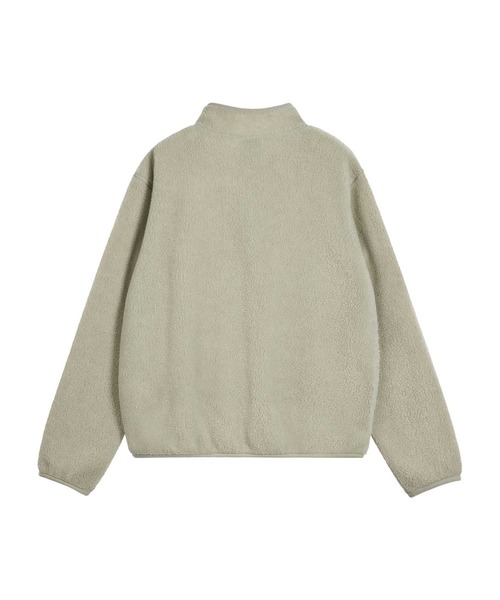 EMIS(イミス)の「OVERSIZED HALF NECK FLEECE TOP(スウェット・レディース・ベージュ/ブラウン・FREE)」の8枚目の写真