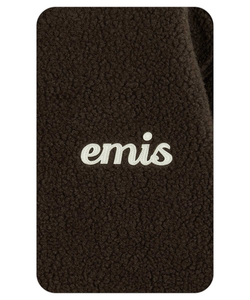 EMIS(イミス)の「OVERSIZED HALF NECK FLEECE TOP(スウェット・レディース・ベージュ/ブラウン・FREE)」の16枚目の写真