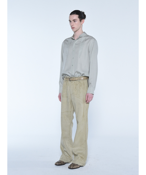 THE BALLON(ザバロン)の「MILLER WIDE COATING JEANS_OLIVE(その他パンツ・メンズ・その他・MEDIUM/LARGE)」の2枚目の写真