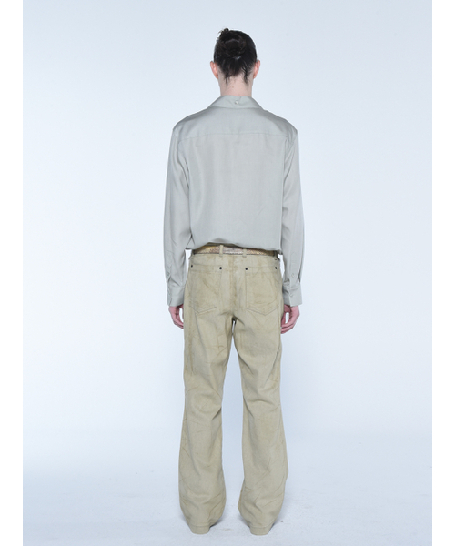 THE BALLON(ザバロン)の「MILLER WIDE COATING JEANS_OLIVE(その他パンツ・メンズ・その他・MEDIUM/LARGE)」の3枚目の写真