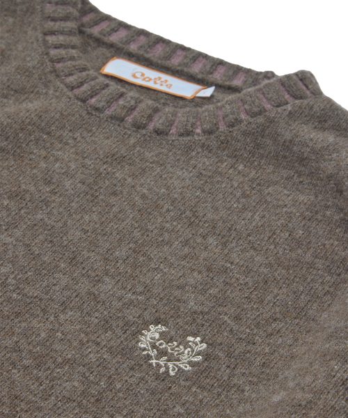 COTTE（コッテ）の「クラシックツートンリップニット(ブラウン)（ニット/セーター・レディース・その他・size1/size2）」の4枚目の写真