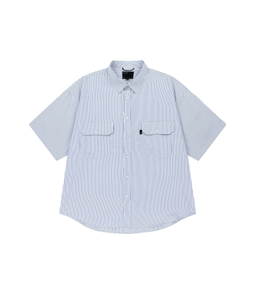 ENDOOR(エンドア)の「Over easy stripe 1/2 shirt (blue stripe)(シャツ/ブラウス・メンズ・その他・1/2/3)」の4枚目の写真