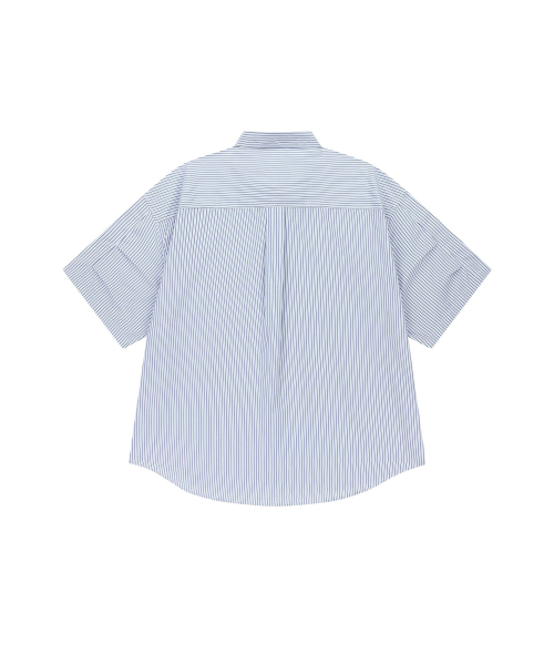ENDOOR(エンドア)の「Over easy stripe 1/2 shirt (blue stripe)(シャツ/ブラウス・メンズ・その他・1/2/3)」の5枚目の写真