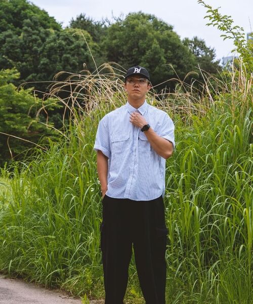ENDOOR(エンドア)の「Over easy stripe 1/2 shirt (blue stripe)(シャツ/ブラウス・メンズ・その他・1/2/3)」の7枚目の写真
