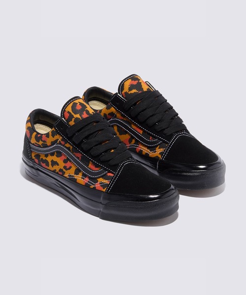 VANS(バンズ)の「PREMIUM オールドスクール レオパード / LX Old Skool LEOPARD BLACK/BLA VN000D56BKA1(スニーカー・メンズ・レオパード・6/5.5/4/4.5/5/6.5)」の2枚目の写真