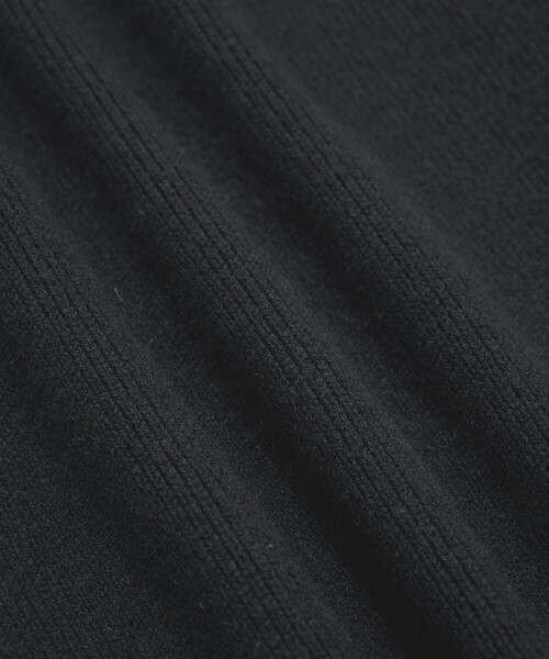 UNITED TOKYO(ユナイテッドトウキョウ)の「≪新作≫CASHMERE ニットジップブルゾン |カシミヤ/冬服/ウール/洗える/防縮/ダブルジップ/ポケット/ジップシャツ/防寒/ムレ防止/静電気防止(ブルゾン・メンズ・ブラウン/ブラック・1/2)」の3枚目の写真