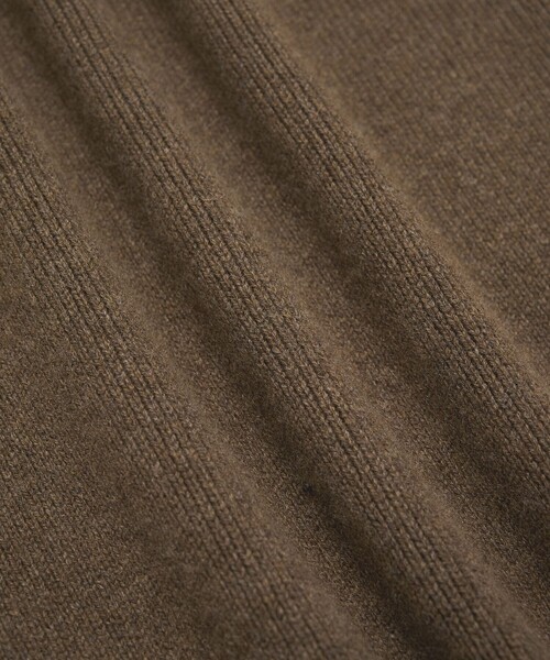 ≪新作≫CASHMERE ニットジップブルゾン |カシミヤ/冬服/ウール/洗える