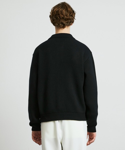 UNITED TOKYO(ユナイテッドトウキョウ)の「≪新作≫CASHMERE ニットジップブルゾン |カシミヤ/冬服/ウール/洗える/防縮/ダブルジップ/ポケット/ジップシャツ/防寒/ムレ防止/静電気防止(ブルゾン・メンズ・ブラウン/ブラック・1/2)」の19枚目の写真