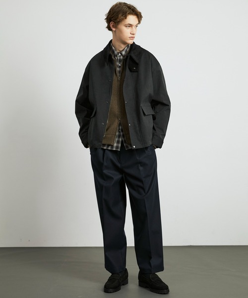 ≪新作≫CASHMERE ニットジップブルゾン |カシミヤ/冬服/ウール/洗える