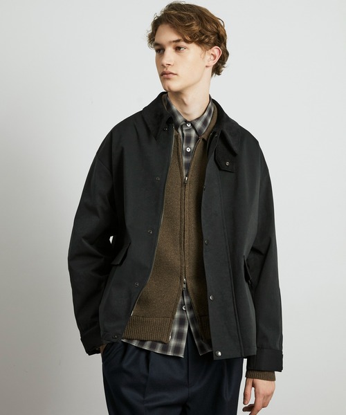 UNITED TOKYO(ユナイテッドトウキョウ)の「≪新作≫CASHMERE ニットジップブルゾン |カシミヤ/冬服/ウール/洗える/防縮/ダブルジップ/ポケット/ジップシャツ/防寒/ムレ防止/静電気防止(ブルゾン・メンズ・ブラウン/ブラック・1/2)」の13枚目の写真