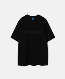 Diamond Layla | Silicone Logo Short Sleeve T-shirt T77 Black(Tシャツ/カットソー)